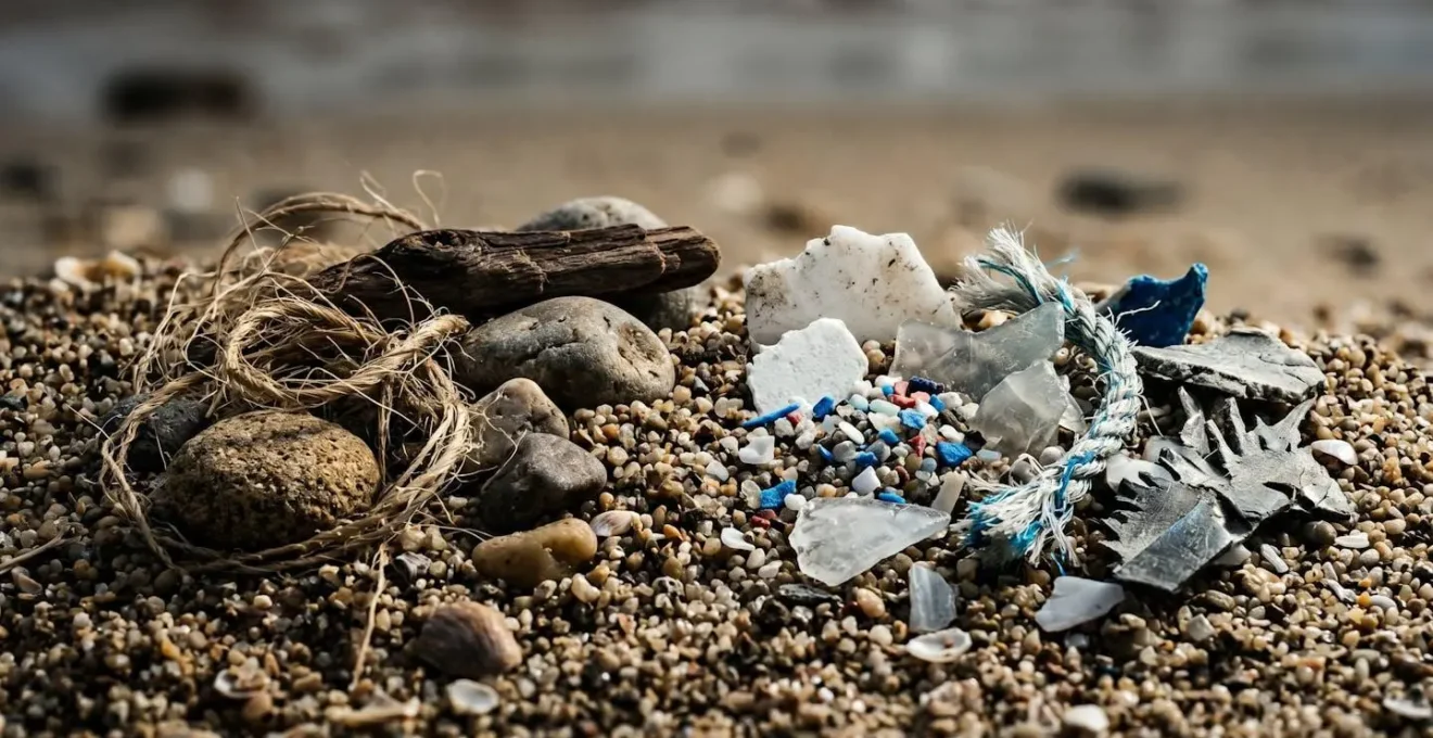 Détail macro d'un filtre de cigarette révélant sa structure en fibres plastiques d'acétate de cellulose